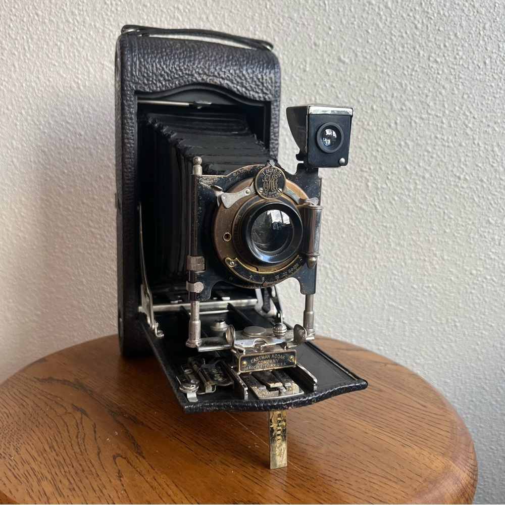 Kodak No.3 Folding Pocket Camera with bag